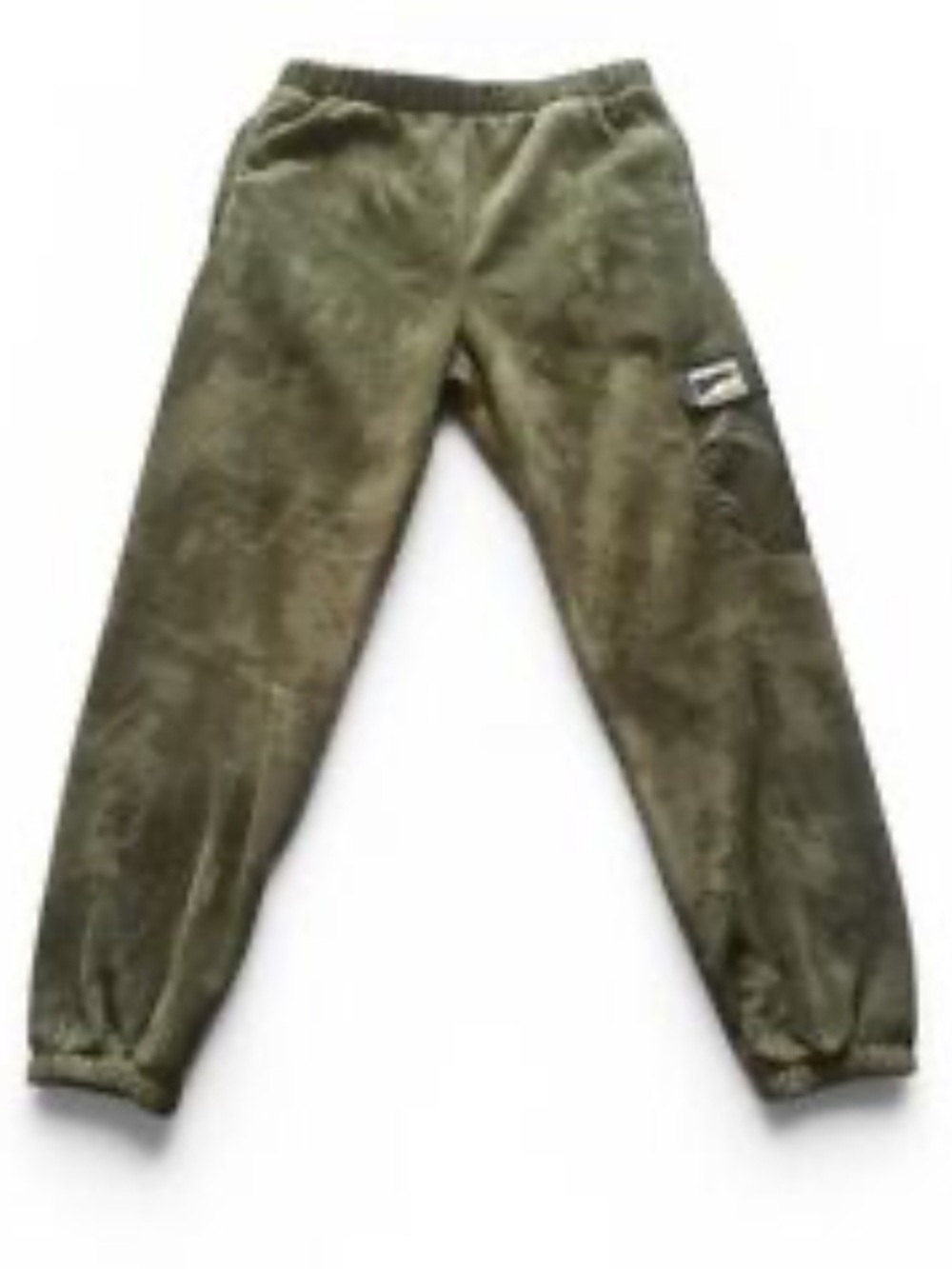 NWT Vans Olive Green fleece cargo pocket joggers size large